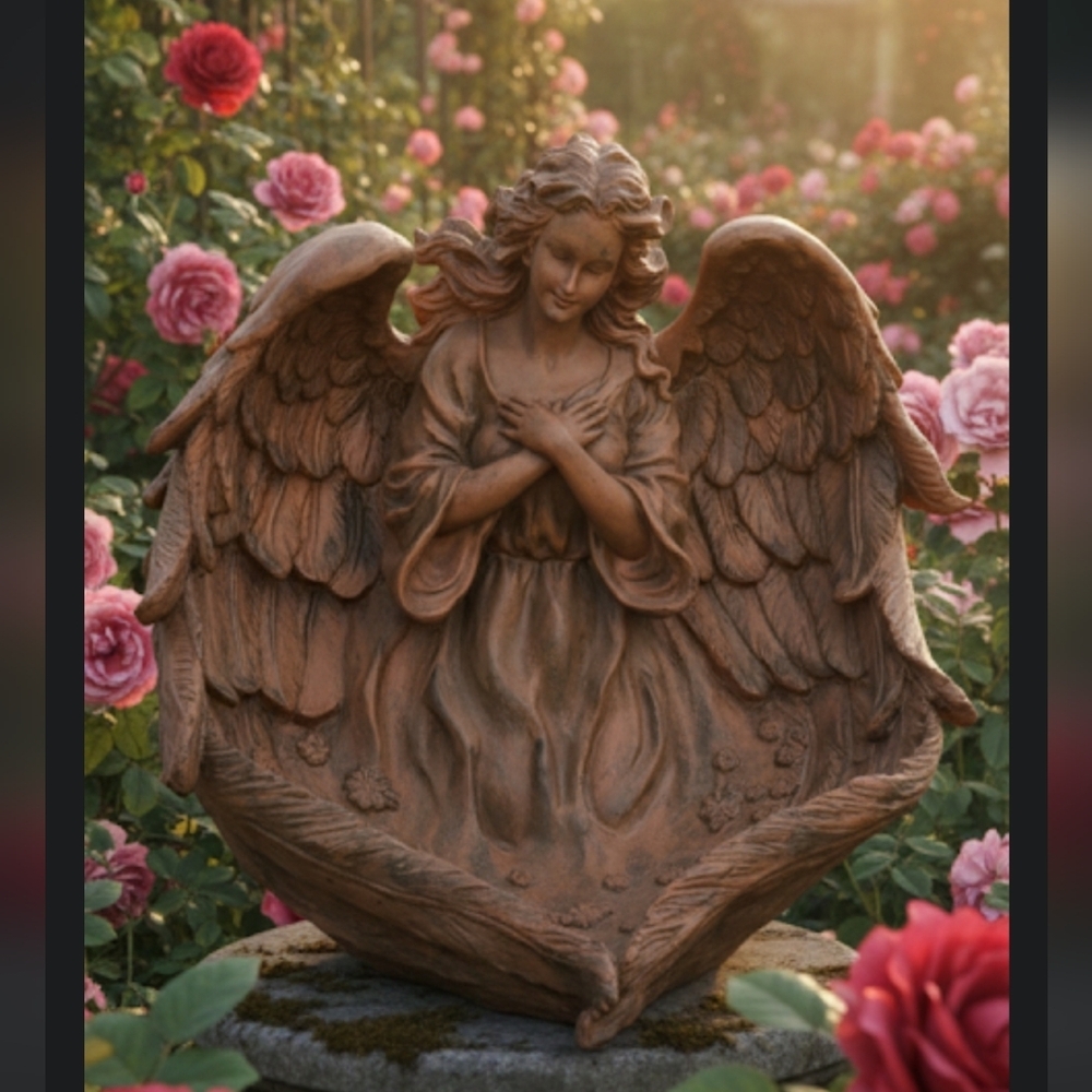 Vintage Angel Fairy Decor Piece Heavy